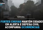 INMET emite alertas de chuvas intensas e Defesa Civil reforça monitoramento