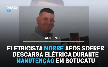 Eletricista morre após sofrer descarga elétrica durante manutenção em Botucatu