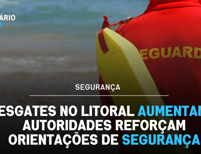 Corpos de Bombeiros registram aumento de salvamentos em praias durante o verão