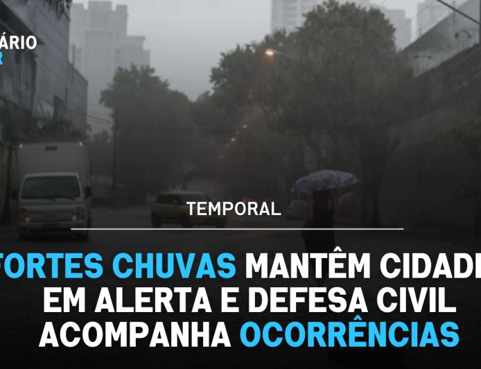 INMET emite alertas de chuvas intensas e Defesa Civil reforça monitoramento