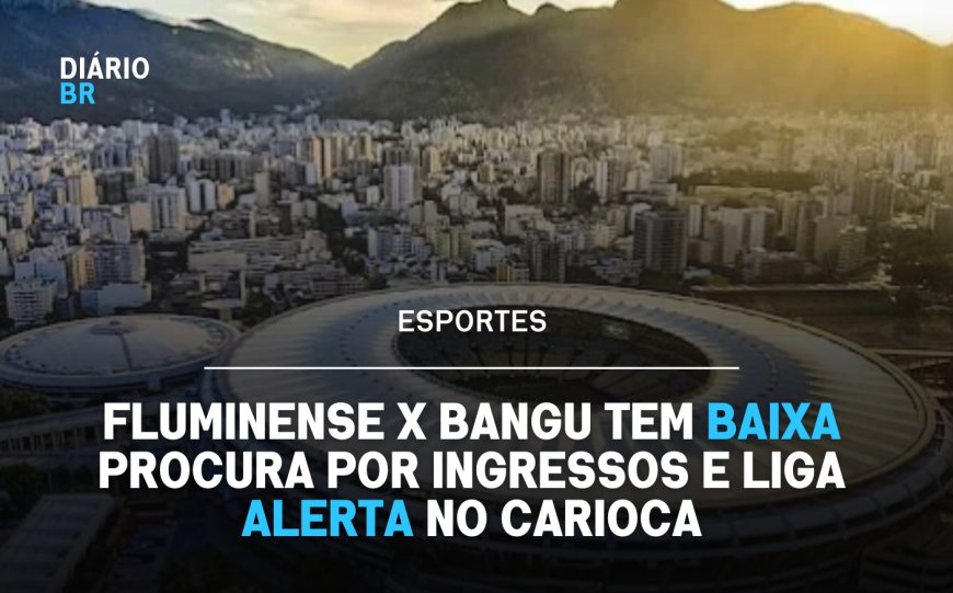 Venda de ingressos para Fluminense x Bangu apresenta ritmo moderado antes das quartas do Carioca